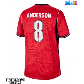 Anglie Elliot Anderson #8 Venkovní Dres MS 2026 Krátký Rukáv